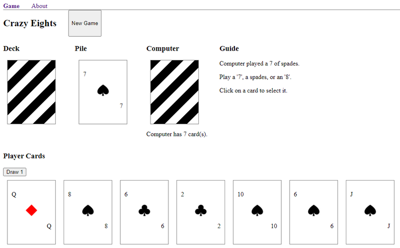 screenshot of game
